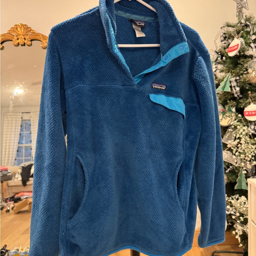Patagonia Blue Fleece Pullover